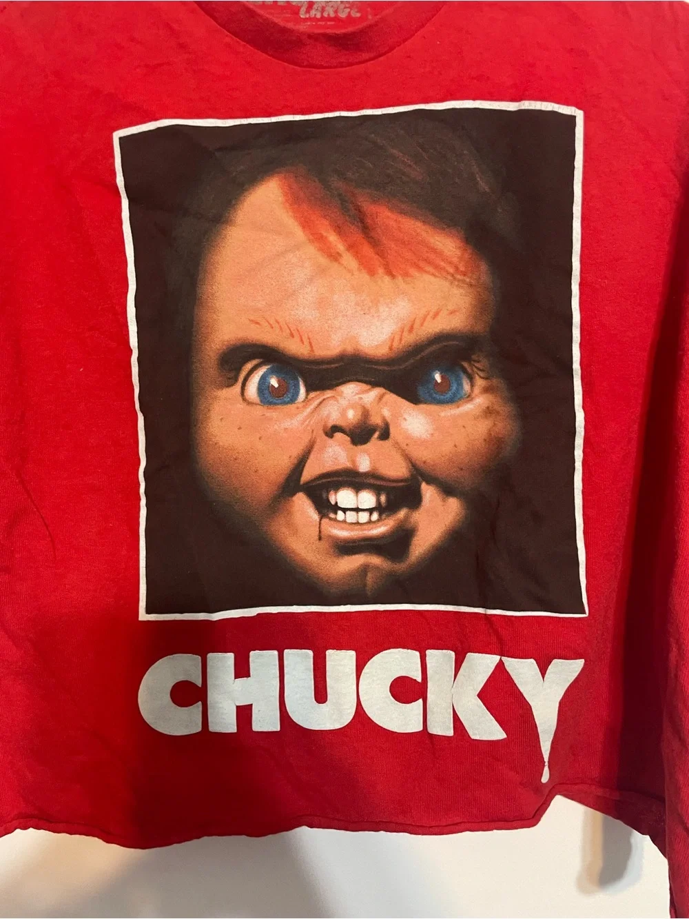 Women Half-T Shirt CHUCKY Red